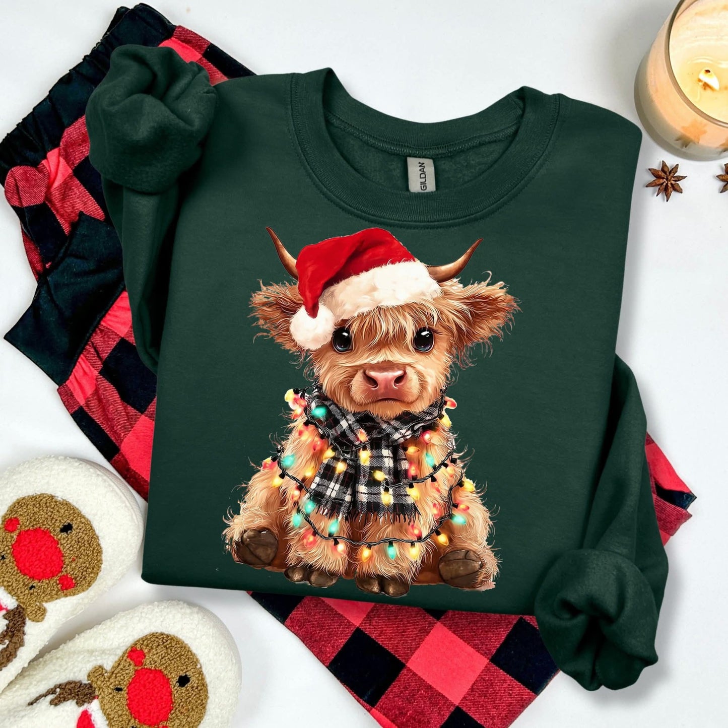 Christmas Cow(Transfer)