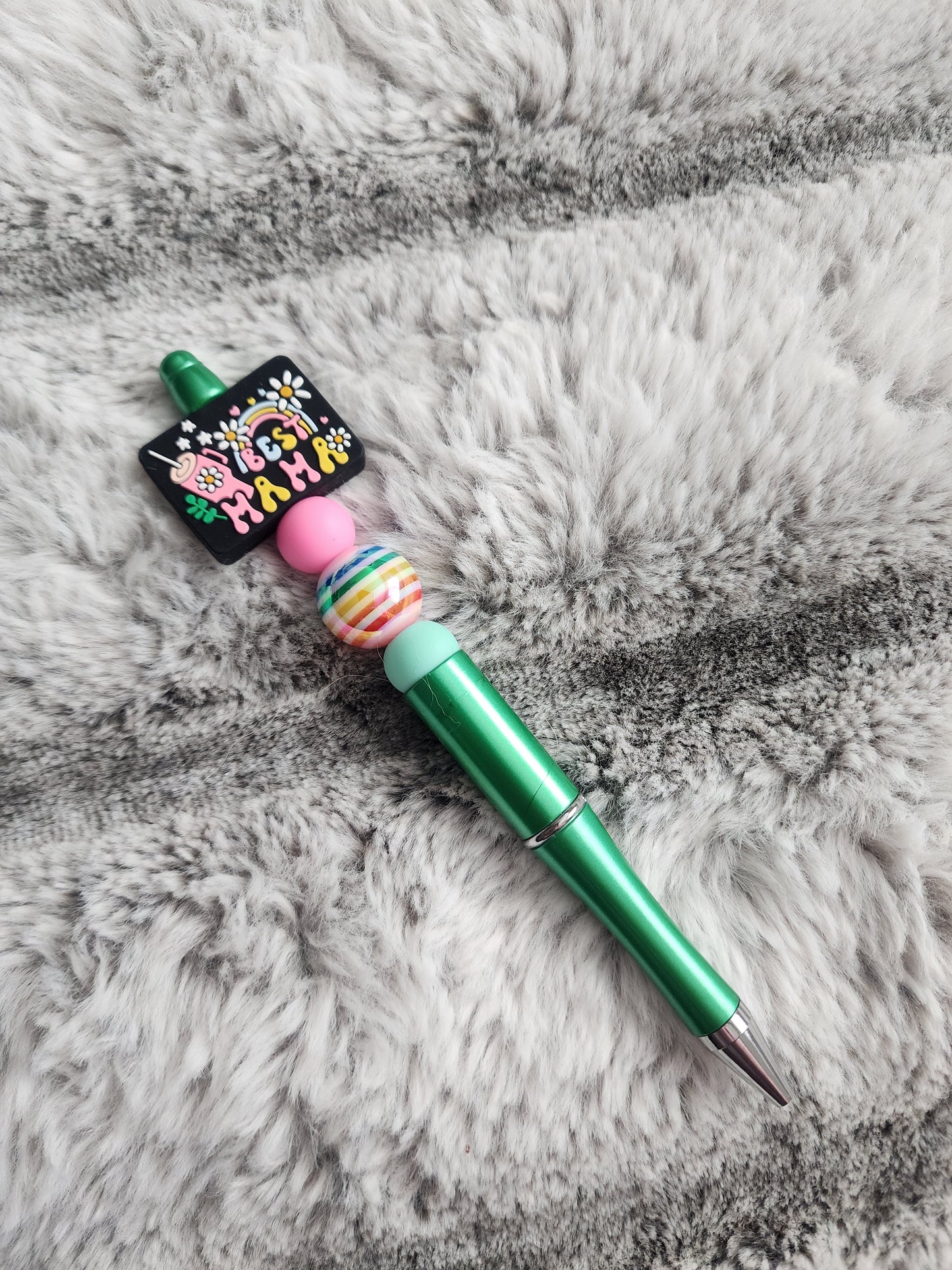 Beaded Best Mamma Pen