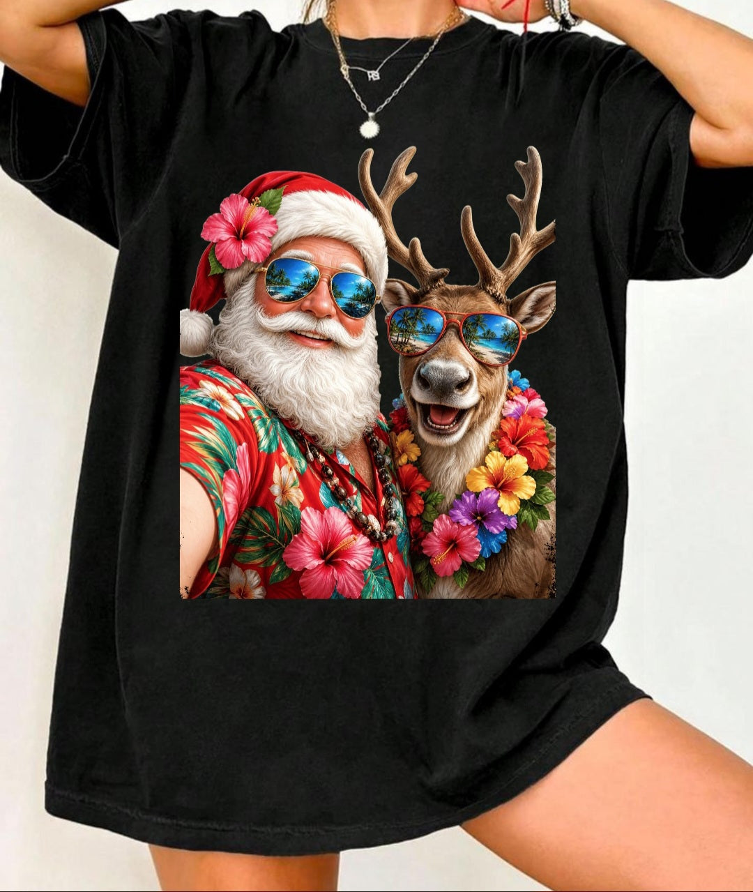 Santa and Rudolph (Transfer)