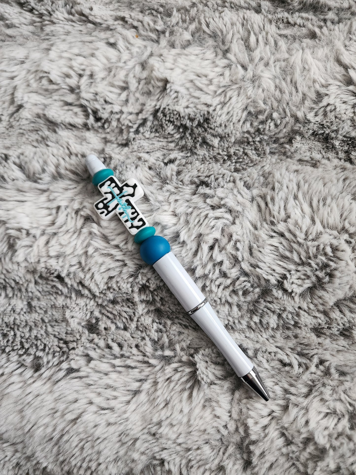 Beaded Jesus Pen