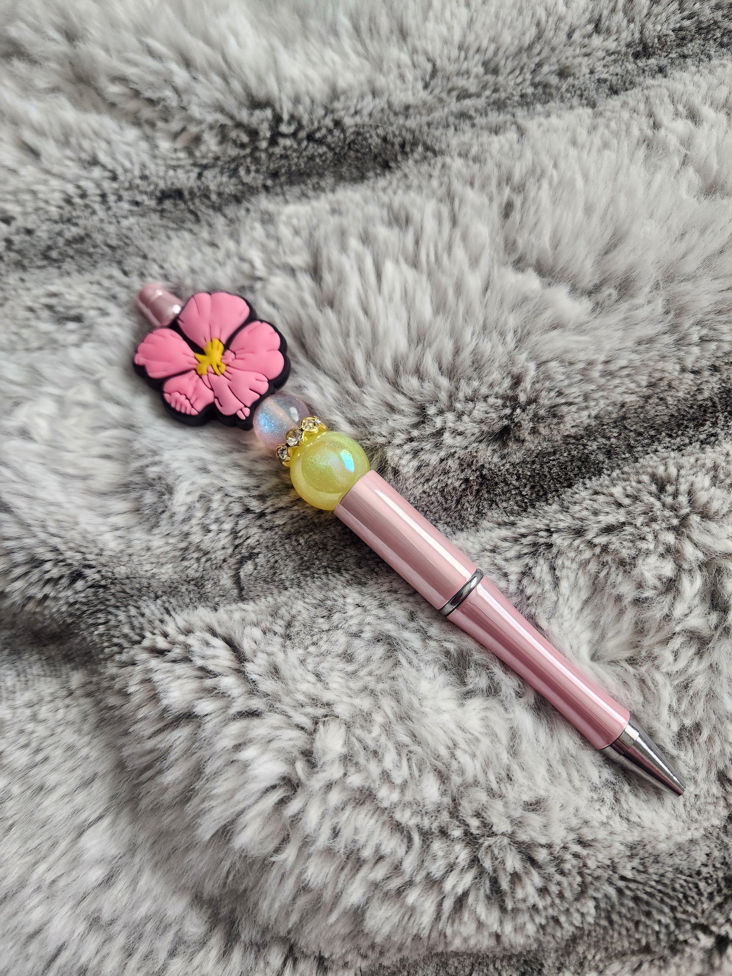 Beaded Flower Pen