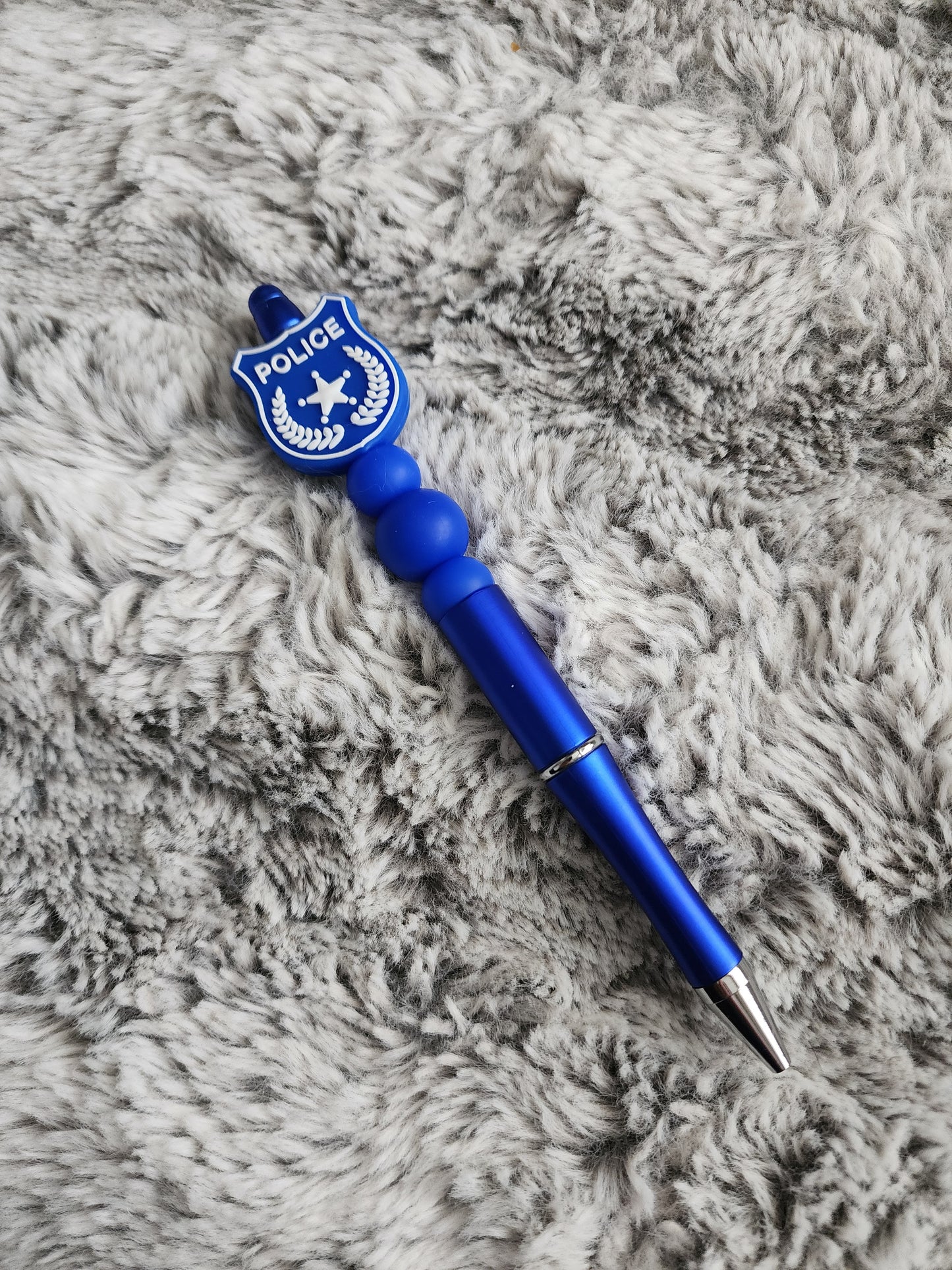 Beaded Police Pen