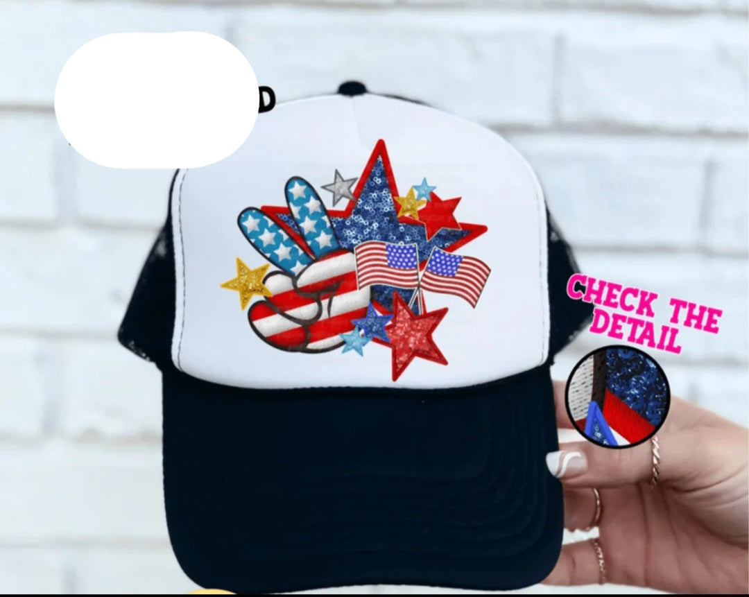 4th of July Peace Sign