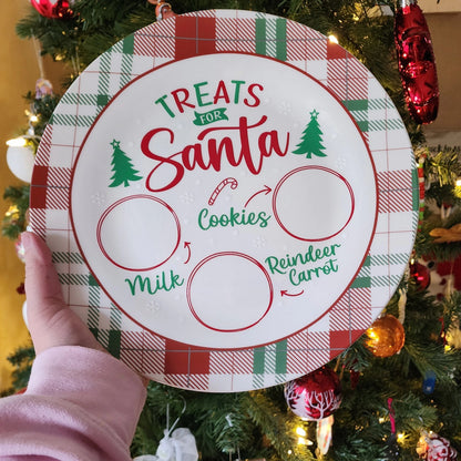 Treats for Santa Plate