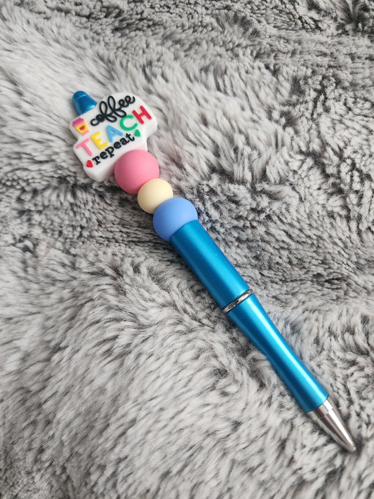 Beaded Teacher Pen
