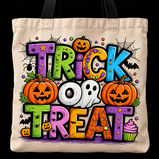 TRICK-OR-TOTE |Colorful TRICK-OR-TREAT