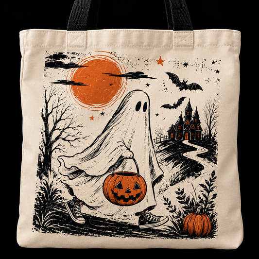 TRICK-OR-TOTE |Vintage Ghost 👻
