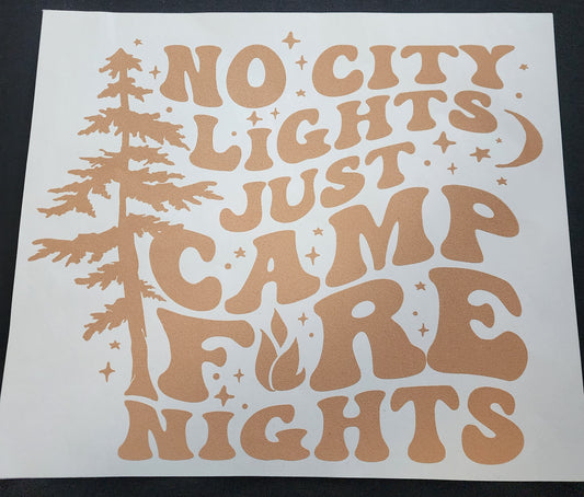 No city lights (DTF) Transfer