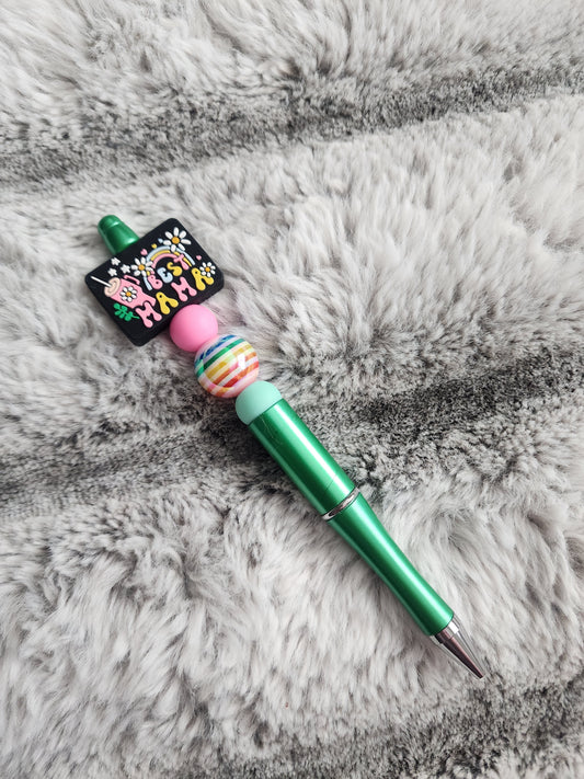Beaded Best Mamma Pen