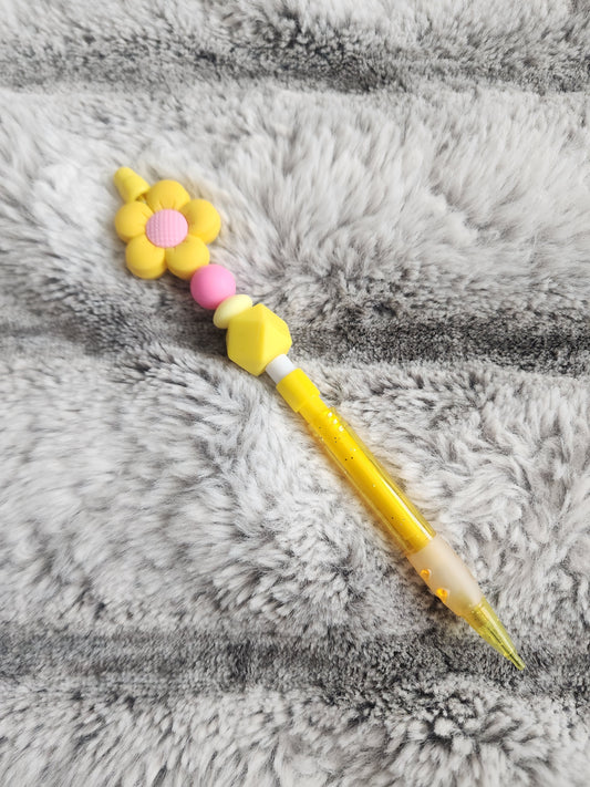 Beaded Flower Mechanical Pencil