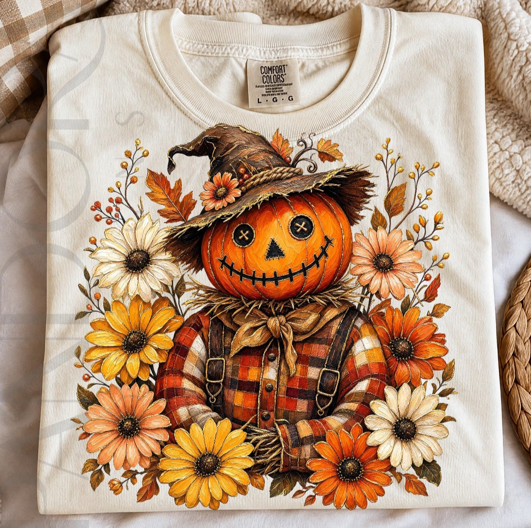 The Golden Days | Pumpkin Scarecrow