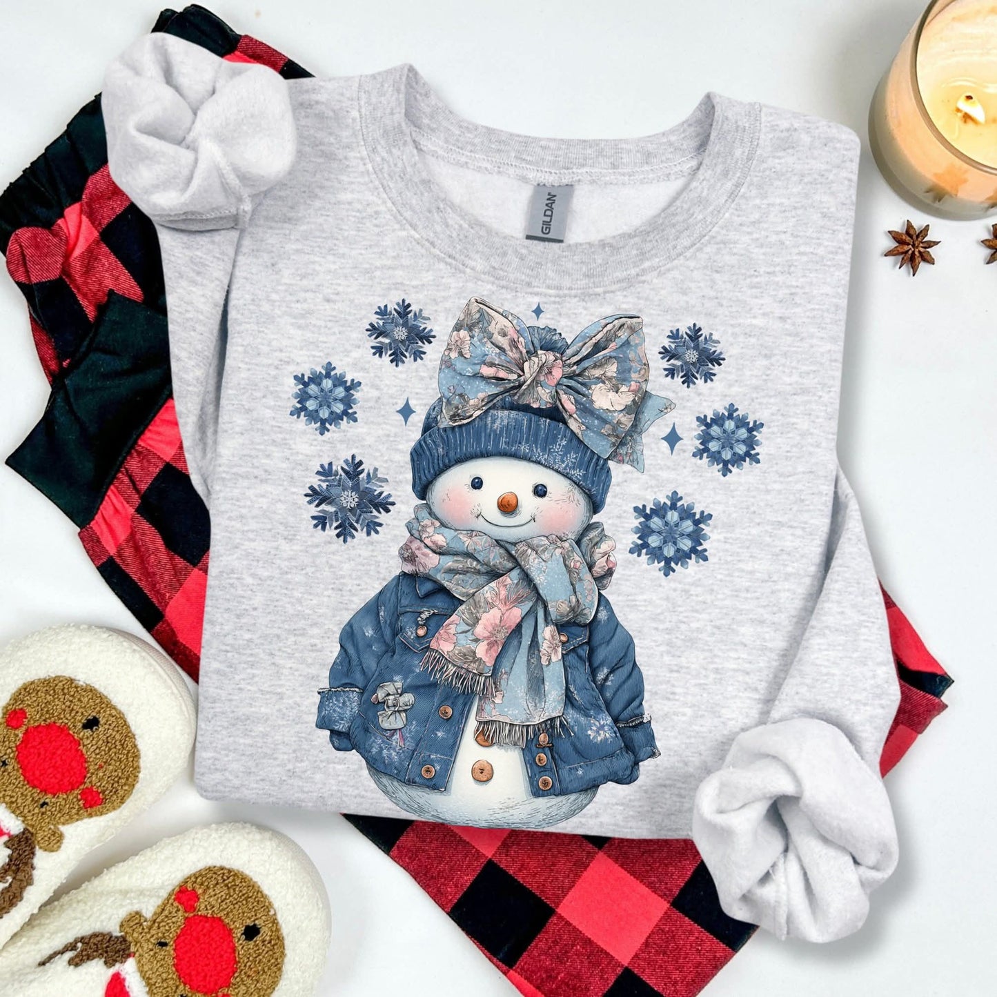 Blue Snowman (Transfer)