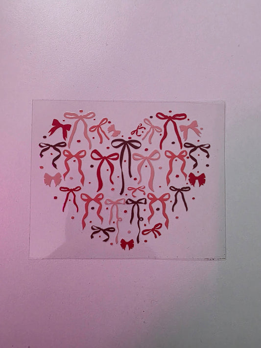 Assorted Pink Bows(Cup Wrap)