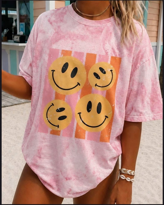 Pink Smiley (Transfer)