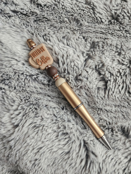 Beaded Coffee Pen