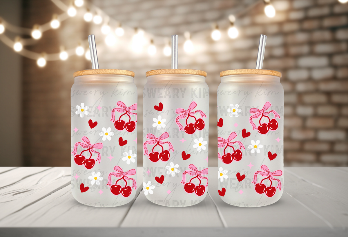 Cherries & Pink Bows(Cup Wrap)