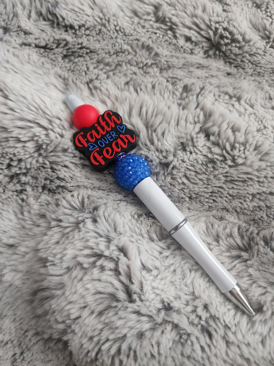 Beaded faith Pen