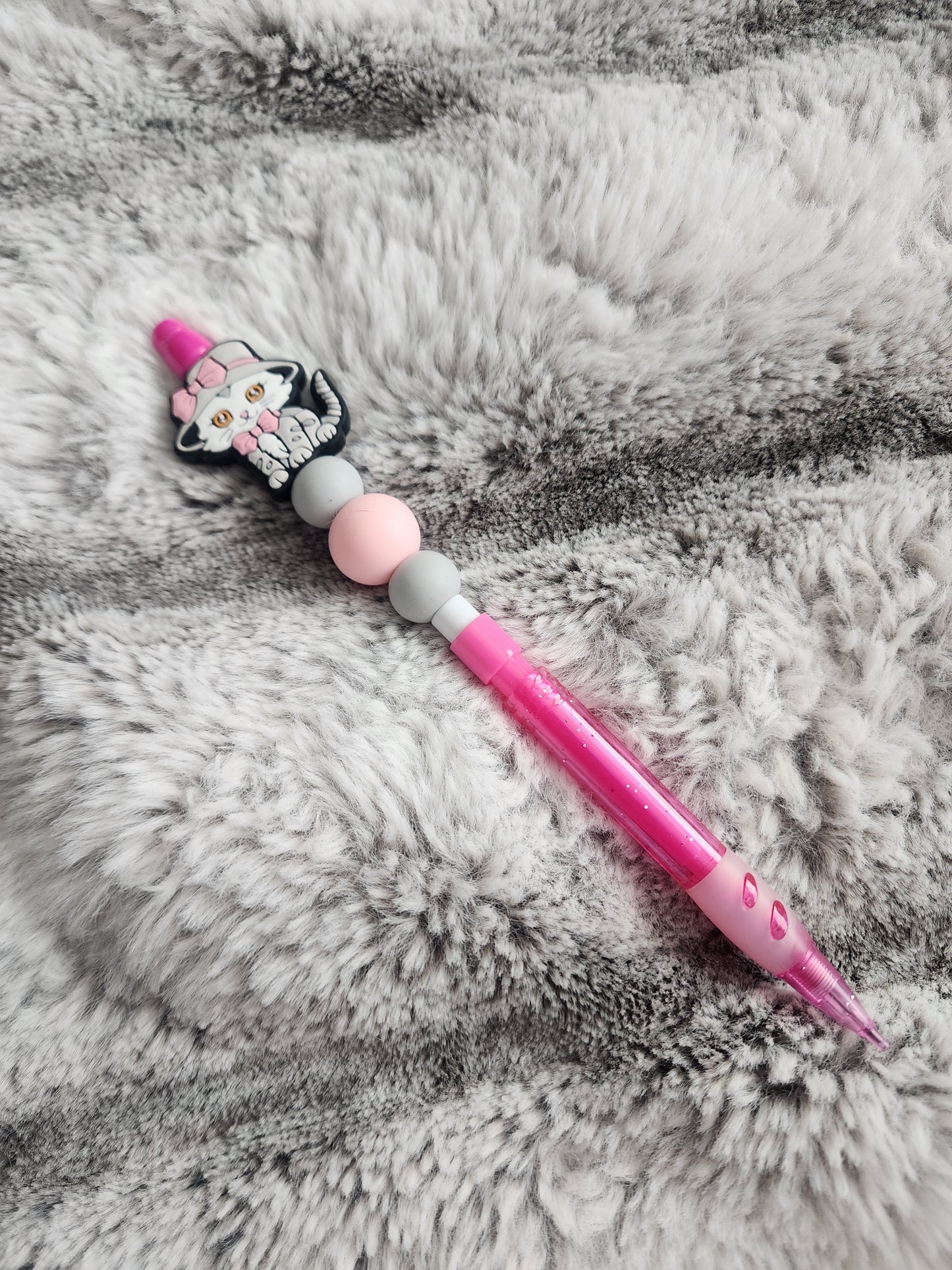 Beaded Cat Mechanical Pencil