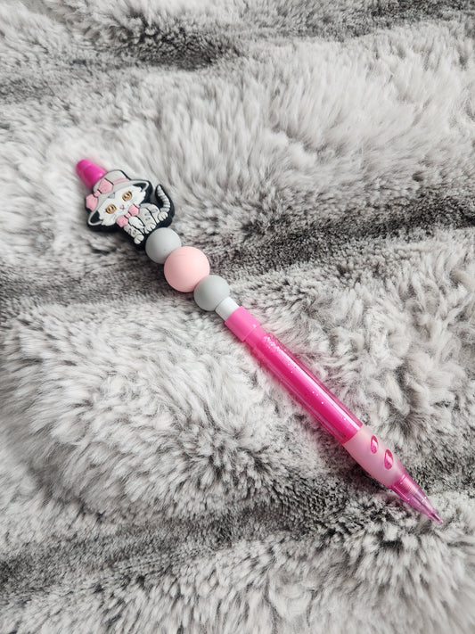 Beaded Cat Mechanical Pencil