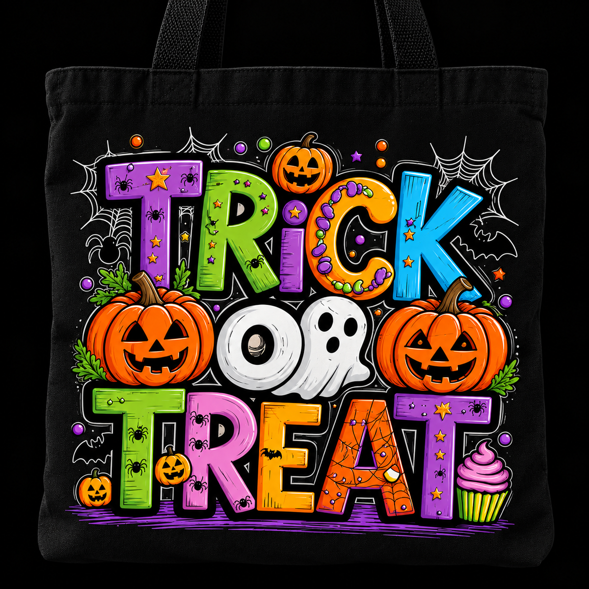 TRICK-OR-TOTE |Colorful TRICK-OR-TREAT