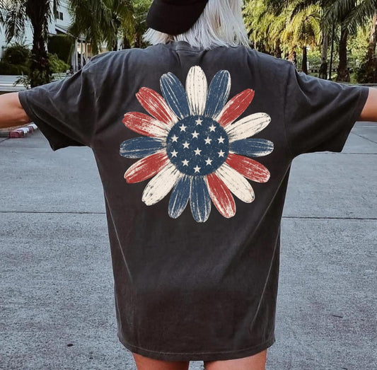 Patriotic Daisy (Transfer)