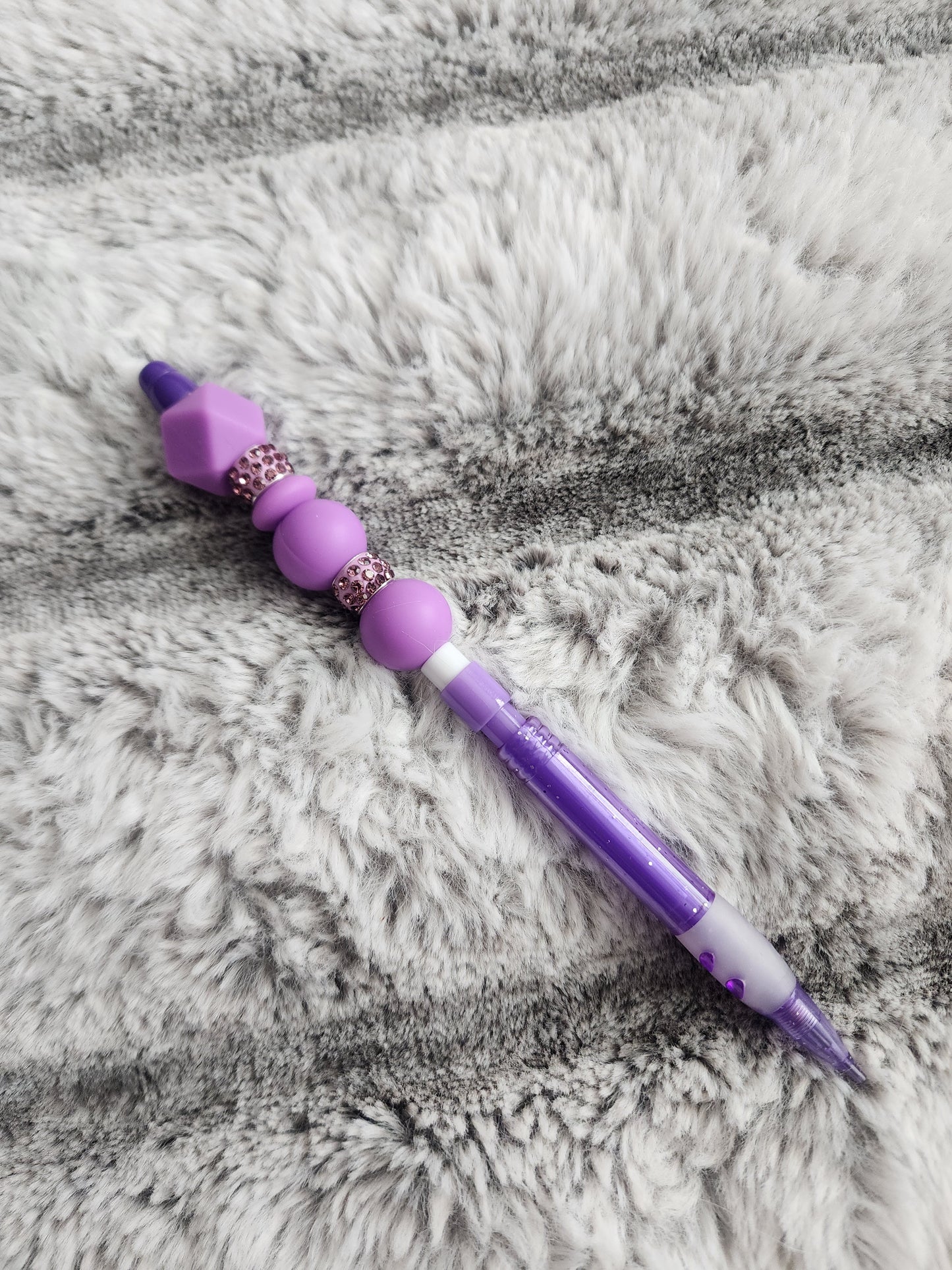 Beaded Purple Mechanical Pencil