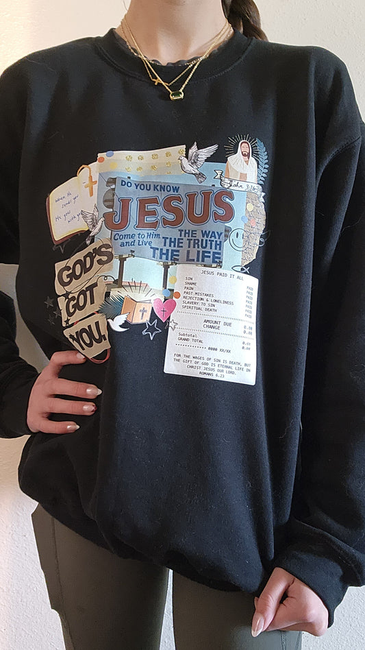 Jesus collage (DTF) Transfer
