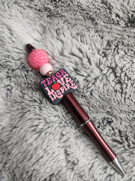 Beaded Teacher Pen