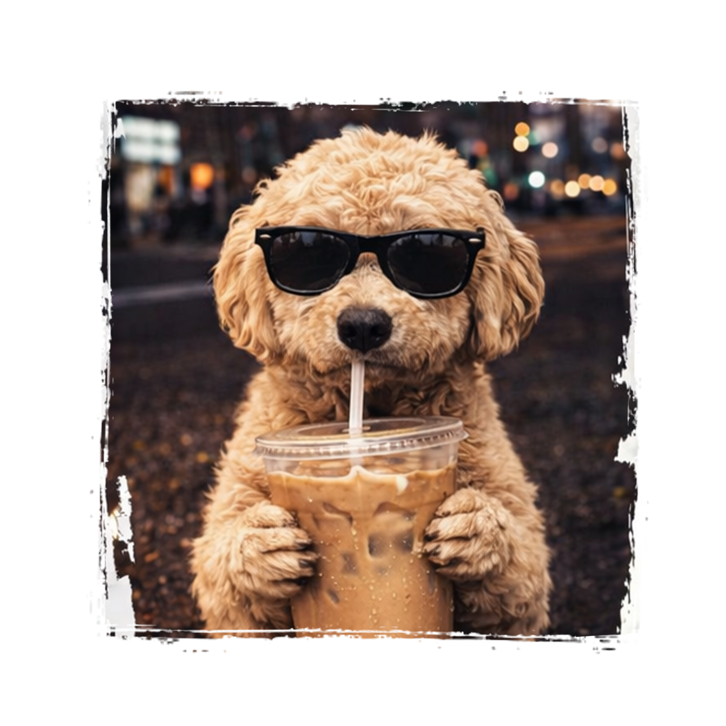 Doodle Iced Coffee (Transfer)