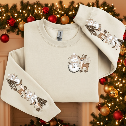 Winter Wonderland with sleeves(transfer)
