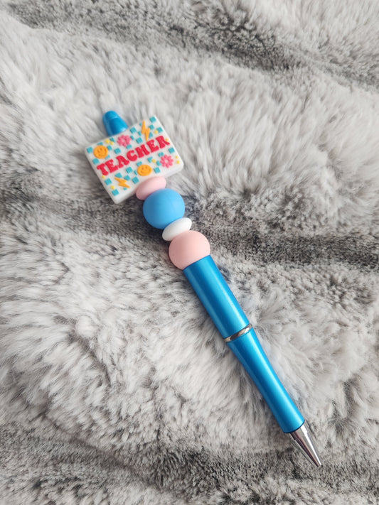 Beaded Teacher Pen