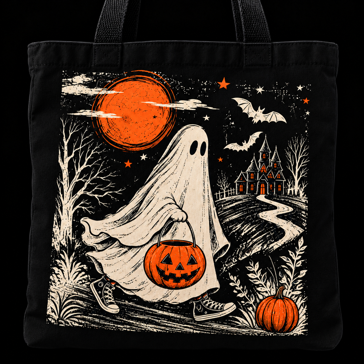 TRICK-OR-TOTE |Vintage Ghost 👻
