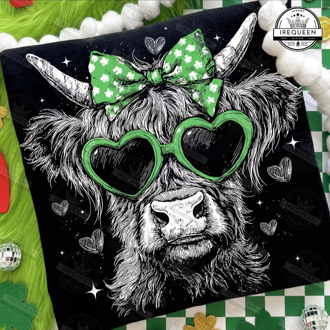 Lucky Highland Cow(Transfer)