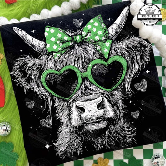 Lucky Highland Cow(Transfer)