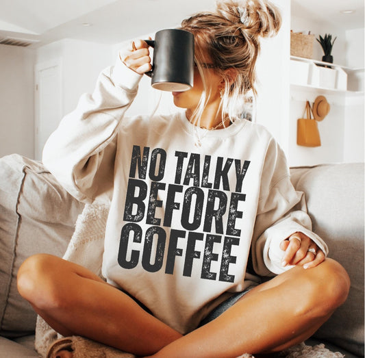 No Talky Before Coffee (Transfer)
