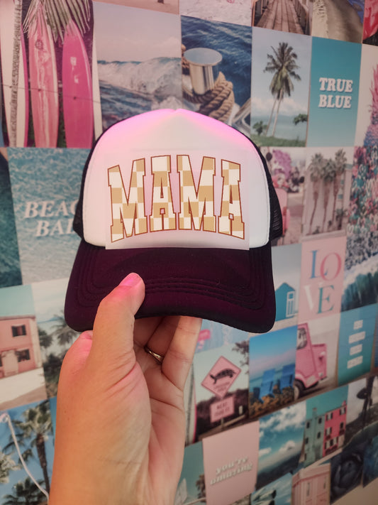 Mama (tan checkered)