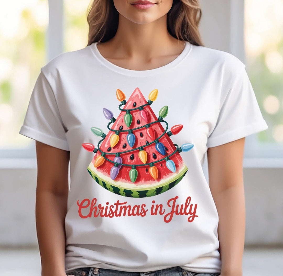 Watermelon Christmas Tree (Transfer)