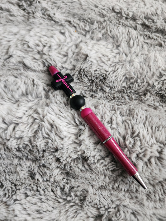 Beaded Jesus Pen