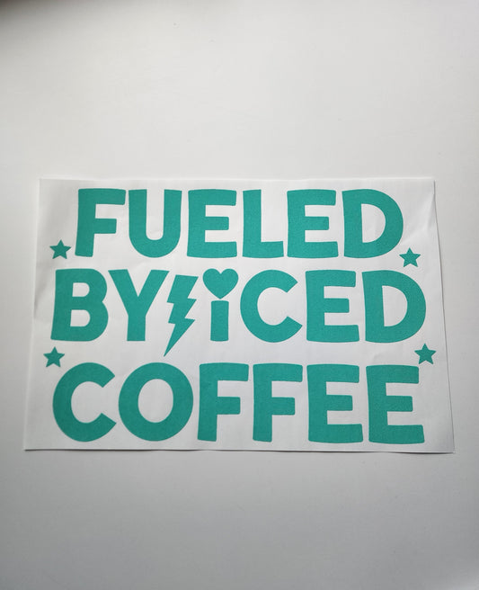 (Puffy) Fueled by Coffee (DTF) Transfer