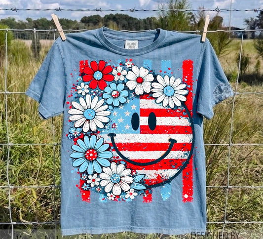 4th of July Smiley(Transfer)