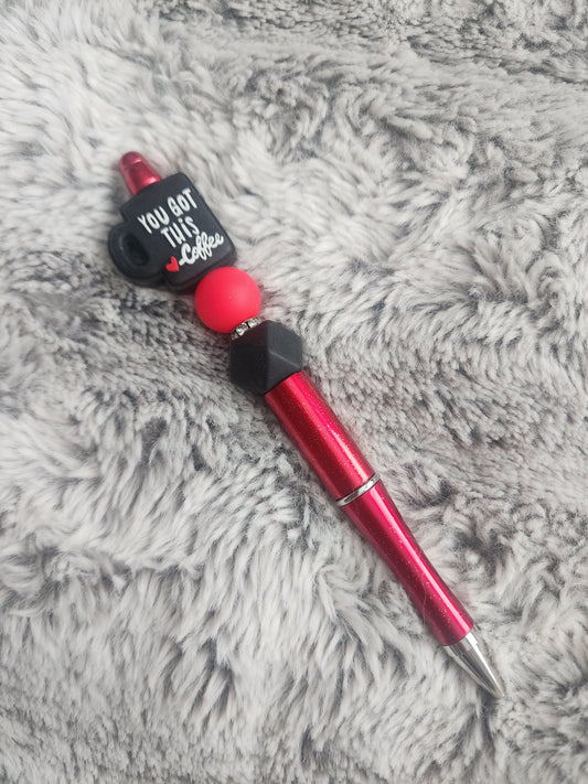 Beaded Coffee Pen