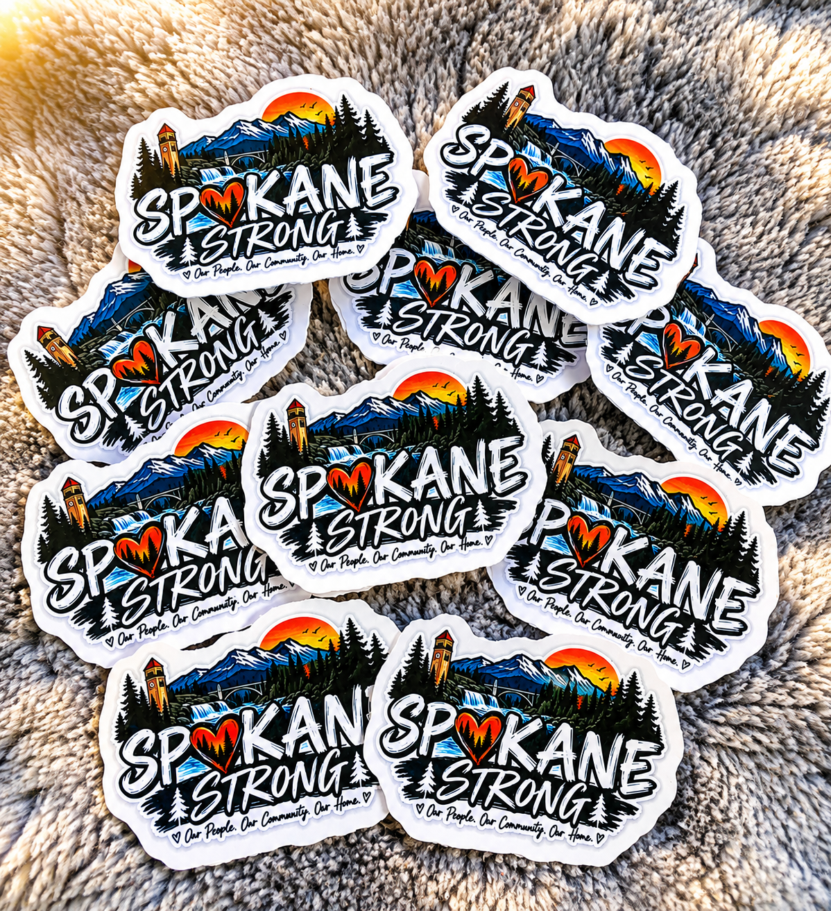 Spokane Strong Stickers