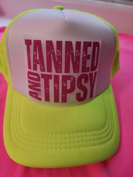 Tanned and Tipsy neon