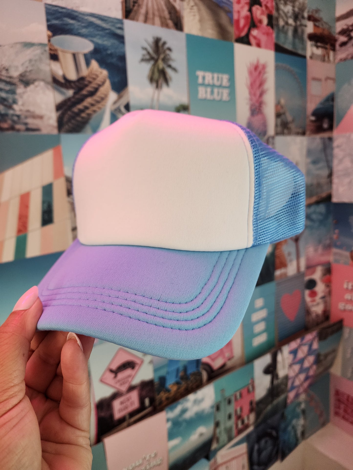 Blue & White