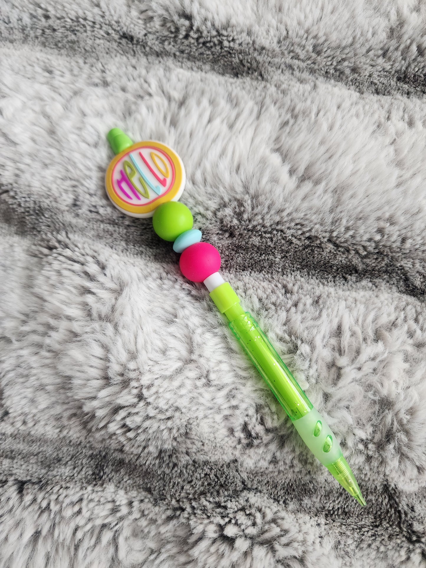 Beaded Hello Mechanical Pencil