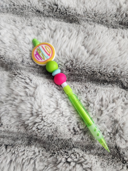 Beaded Hello Mechanical Pencil