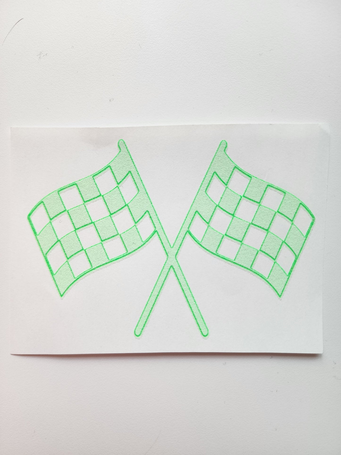 Race flags (neon green)
